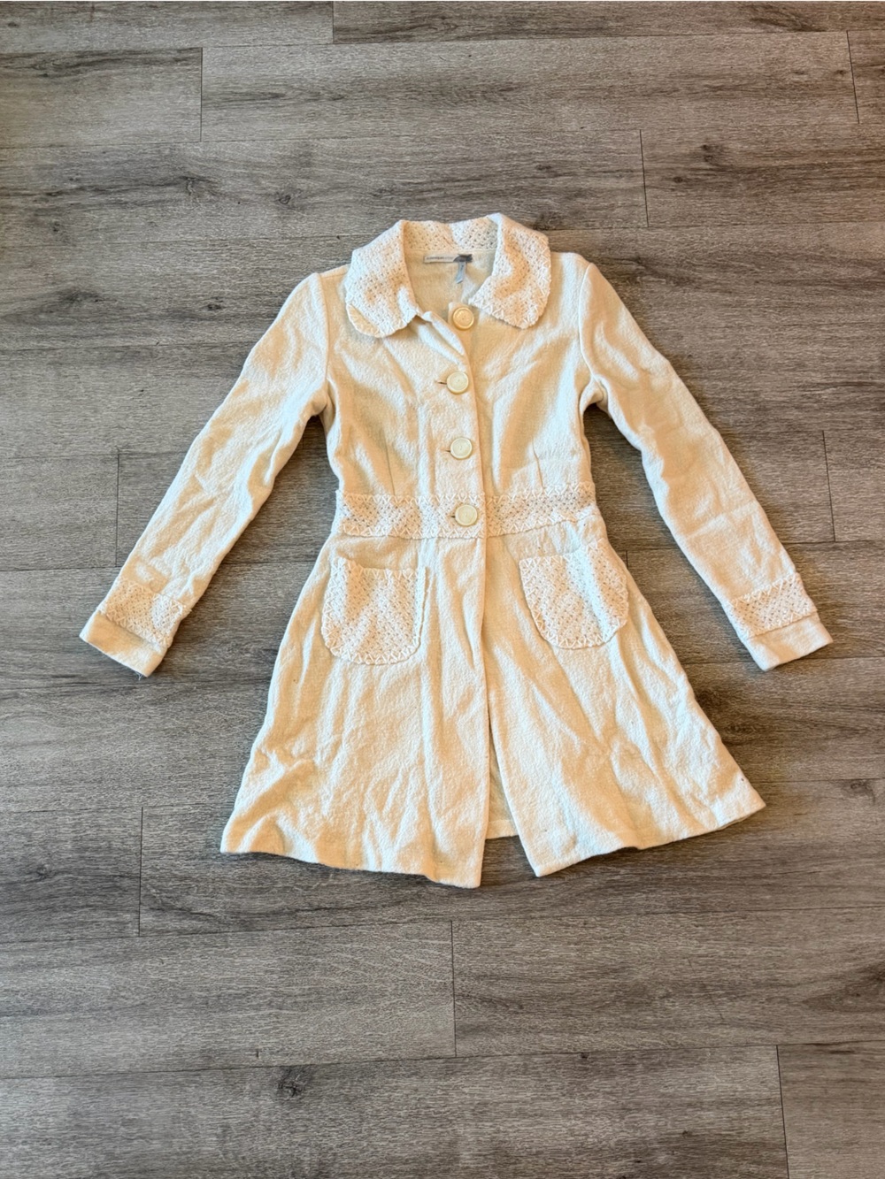 Classiques Entier Cream Knit Cardigan